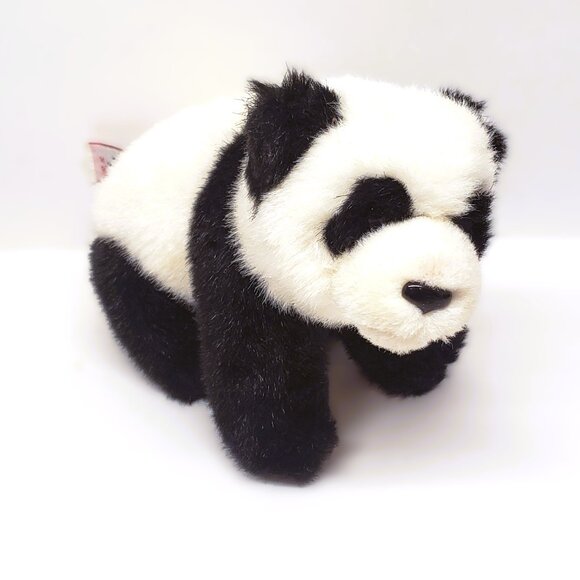 Gund WWF 8" Panda Bear Stuffed Animal Plush World Wildlife Fund 5052 Vintage - Picture 1 of 8